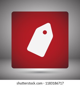 Vector icon tag 10 EPS