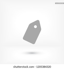 Vector icon tag 10 EPS