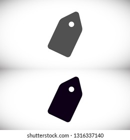Vector icon tag 10 EPS