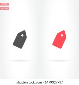 Vector icon tag 10 EPS . Lorem Ipsum Illustration design