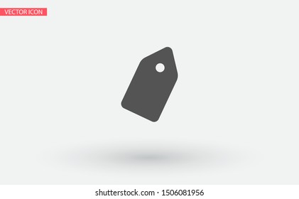 Vector icon tag 10 EPS . Lorem Ipsum Illustration design