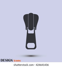 Vector icon tailor zipper