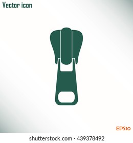 Vector icon tailor zipper