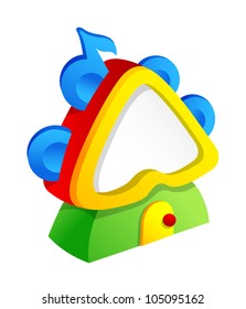 Vector icon tambourine