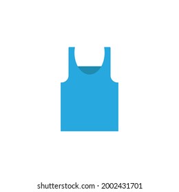 vector icon, tank top on white background