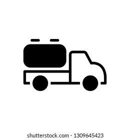 Vector icon for tank truck