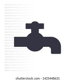 Vector icon tap 10 EPS . Lorem Ipsum Illustration design