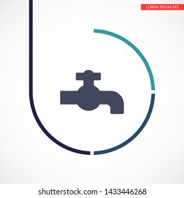 Vector icon tap 10 EPS . Lorem Ipsum Illustration design