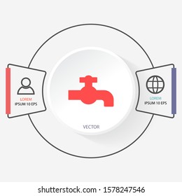 Vector icon tap 10 EPS . Lorem Ipsum Illustration design