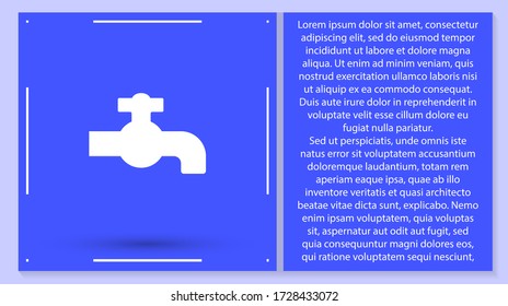 Vector Icon tippen 10 EPS . Lorem Ipsum Illustration Design