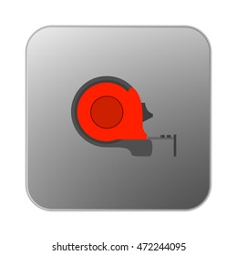 Vector icon tape measure