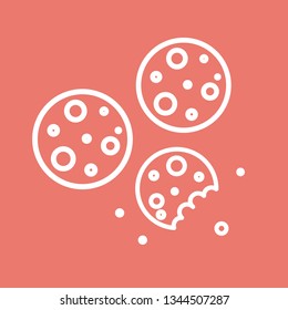 Vector icon. Tasty, sweet logo. Bakery logo design. Avatar of social networks. 