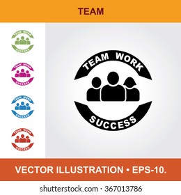 Business Meeting Logo Design Group People Stock Vector (Royalty Free ...