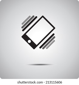 Vector icon. "Technology mobile phone"
