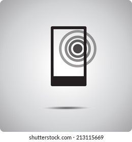 Vector icon. "Technology mobile phone"