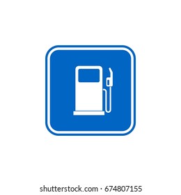 Vector Icon Template - Gas Station Illustration Design. Vector EPS 10.