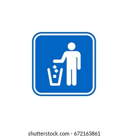 Vector Icon Template - Keep Clean Illustration Design. Vector EPS 10.