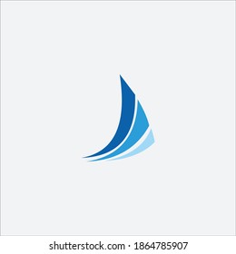 vector icon templet boat logo