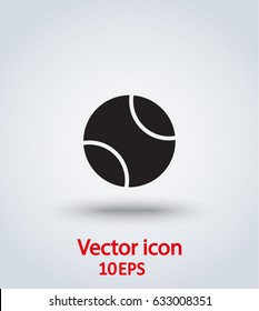 Vector icon tennis ball