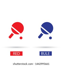 Vector icon tennis racquet 10 EPS . Lorem Ipsum Illustration design