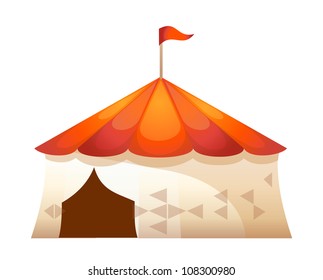 icono vectorial tienda del parque de diversiones