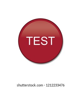 Vector icon test, web design element