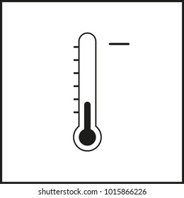 vector icon thermometer