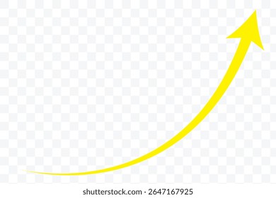 Icono de Vector de una flecha delgada y larga. Ilustración vectorial de flechas negras. Iconos aislados. flecha larga negra.