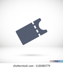 Vector icon ticket 10 EPS