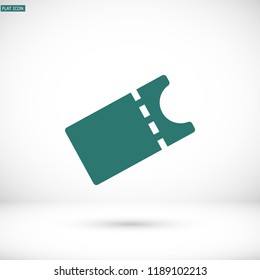 Vector icon ticket 10 EPS