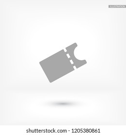 Vector icon ticket 10 EPS