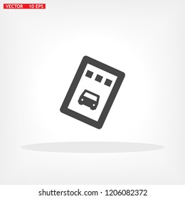 Vector icon ticket 10 EPS