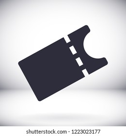 Vector icon ticket 10 EPS