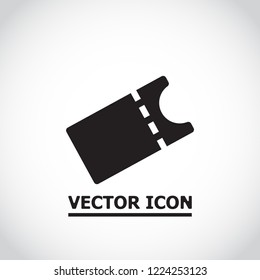Vector icon ticket 10 EPS