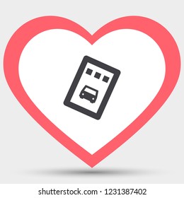 Vector icon ticket 10 EPS