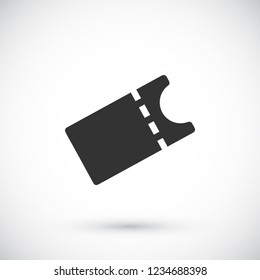 Vector icon ticket 10 EPS