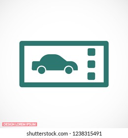 Vector icon ticket 10 EPS