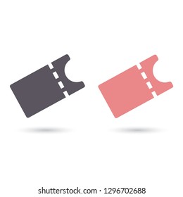 Vector icon ticket 10 EPS