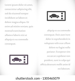 Vector icon ticket 10 EPS