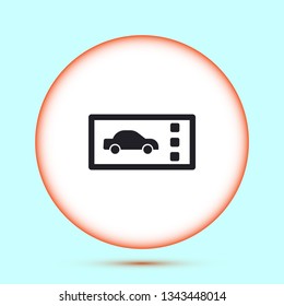 Vector icon ticket 10 EPS