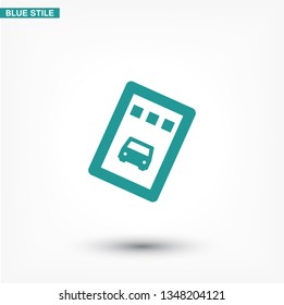 Vector icon ticket 10 EPS