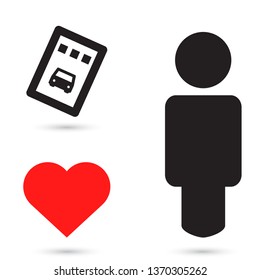 Vector icon ticket 10 EPS