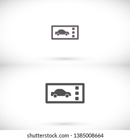 Vector icon ticket 10 EPS . Lorem Ipsum Illustration design