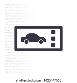 Vector icon ticket 10 EPS . Lorem Ipsum Illustration design