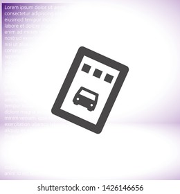 Vector icon ticket 10 EPS . Lorem Ipsum Illustration design