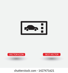 Vector icon ticket 10 EPS . Lorem Ipsum Illustration design