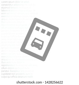 Vector icon ticket 10 EPS . Lorem Ipsum Illustration design