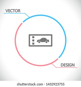 Vector icon ticket 10 EPS . Lorem Ipsum Illustration design