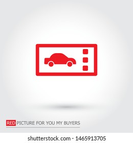Vector icon ticket 10 EPS 