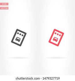 Vector icon ticket 10 EPS . Lorem Ipsum Illustration design